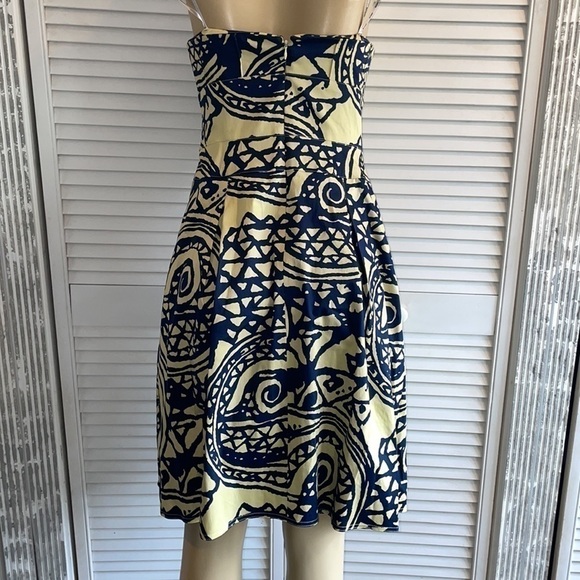 Kay Unger Strapless Tribal Print Dress - Picture 5 of 7